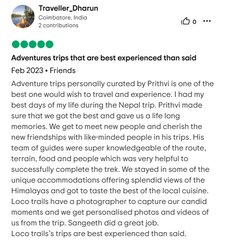 Traveler review 14